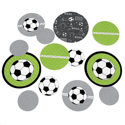 GOAAAL! - Soccer - Baby Shower or Birthday Party Table Confetti - 27 ct