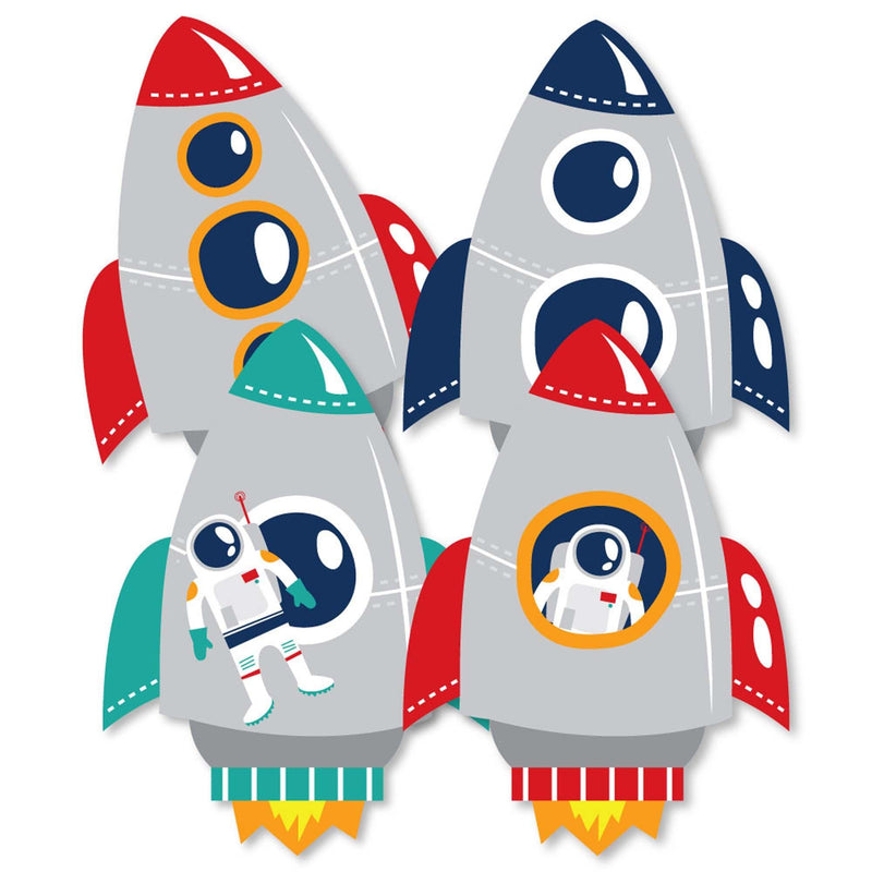 Blast Off to Outer Space - Decorations DIY Rocket Ship Baby Shower or Birthday Party Essentials - Set of 20