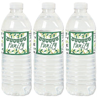 Family Tree Reunion - Family Gathering Party Water Bottle Sticker Labels - Set of 20