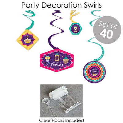 Happy Diwali - Festival of Lights Party Supplies - Banner Decoration Kit - Fundle Bundle