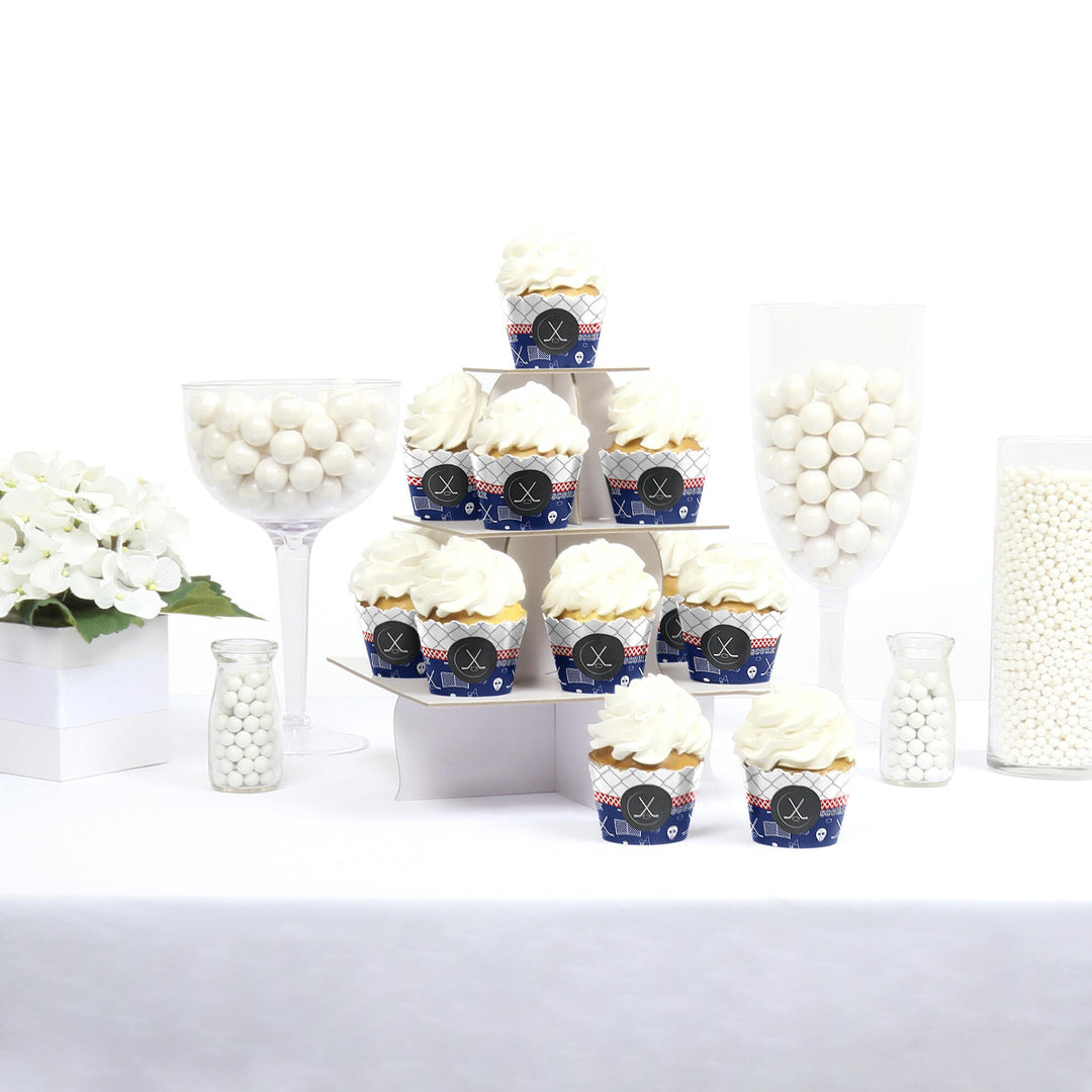 Shoots & Scores! - Hockey - Party Decorations - Party Cupcake Wrappers - Set of 12
