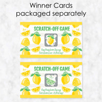So Fresh - Lemon - Citrus Lemonade Party Game Scratch Off Cards - 22 Count