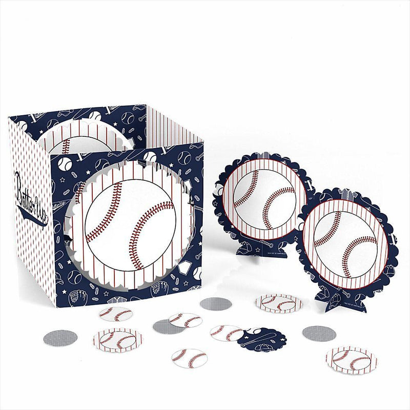 Batter Up - Baseball - Baby Shower or Birthday Party Centerpiece and Table Decoration Kit