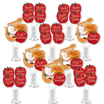 Rosh Hashanah - Jewish New Year Centerpiece Sticks - Showstopper Table Toppers - 35 Pieces