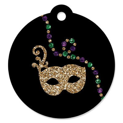 Mardi Gras - Masquerade Party Favor Gift Tags (Set of 20)