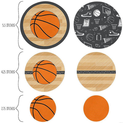 Nothin' But Net - Basketball - Baby Shower or Birthday Party Table Confetti - 27 ct