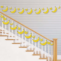 Let's Go Bananas - Tropical Party DIY Decorations - Clothespin Garland Banner - 44 Pieces