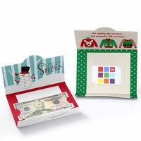 Assorted Holiday Cards - Set of 8 Christmas Money And Gift Card Holders