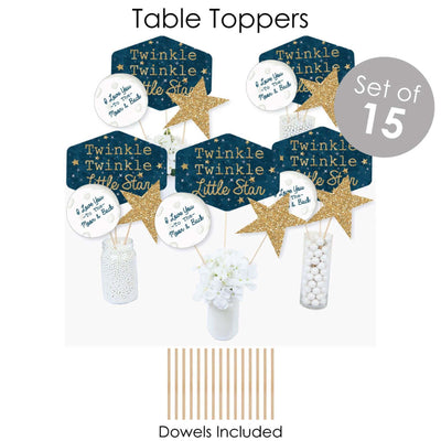 Twinkle Twinkle Little Star - Baby Shower or Birthday Party Supplies - Banner Decoration Kit - Fundle Bundle