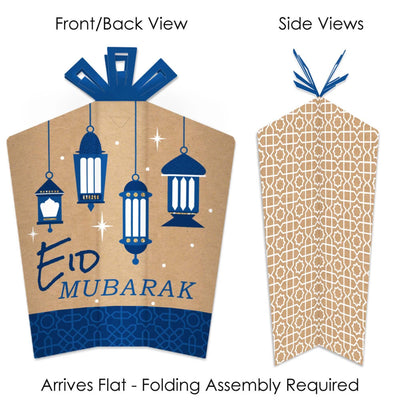 Ramadan - Table Decorations - Eid Mubarak Fold and Flare Centerpieces - 10 Count