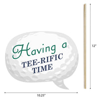 Funny Par-Tee Time - Golf - 10 Piece Photo Booth Props Kit