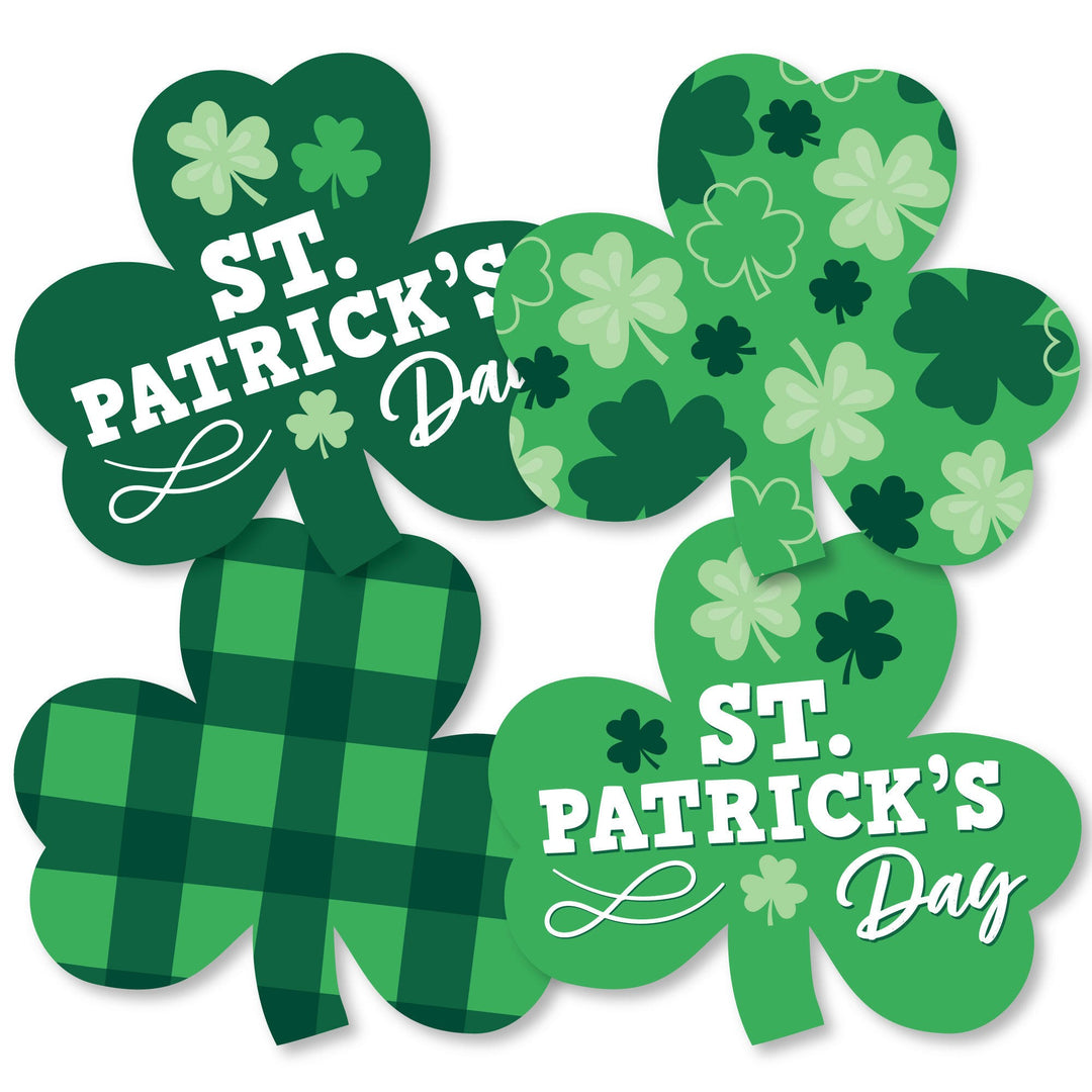 Shamrock St. Patrick's Day - Decorations DIY Saint Paddy's Day Party Essentials - Set of 20