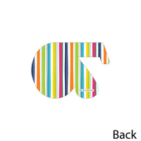 70th Birthday - Cheerful Happy Birthday - Decorations DIY Colorful Seventieth Birthday Party Essentials - Set of 20
