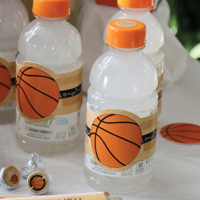 Nothin' But Net - Basketball - DIY Party Wrappers - 15 ct