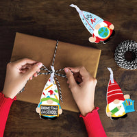 School Gnomes - Teacher and Classroom Decorations - Tree Ornaments - Set of 12