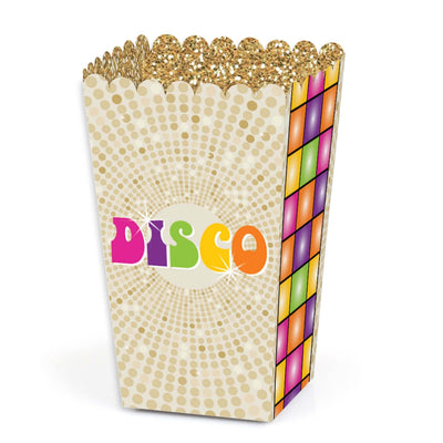 70's Disco - 1970's Disco Fever Party Favor Popcorn Treat Boxes - Set of 12