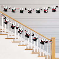 Ta-Da, Magic Show - Magical Birthday Party DIY Decorations - Clothespin Garland Banner - 44 Pieces