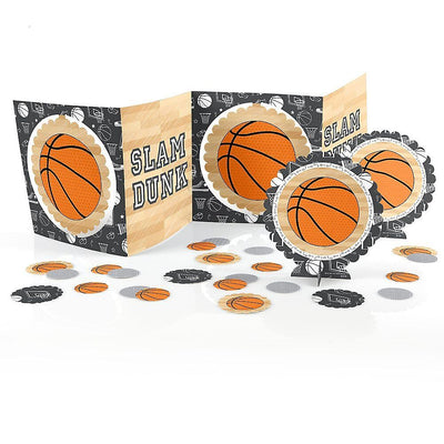 Nothin' But Net - Basketball - Baby Shower or Birthday Party Centerpiece and Table Decoration Kit