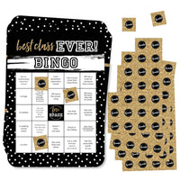 Reunited - Classmate Bingo Cards and Markers - School Class Reunion Party Bingo Game - Set of 18