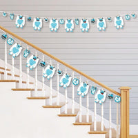 Yeti to Party - Abominable Snowman Party or Birthday Party DIY Decorations - Clothespin Garland Banner - 44 Pieces