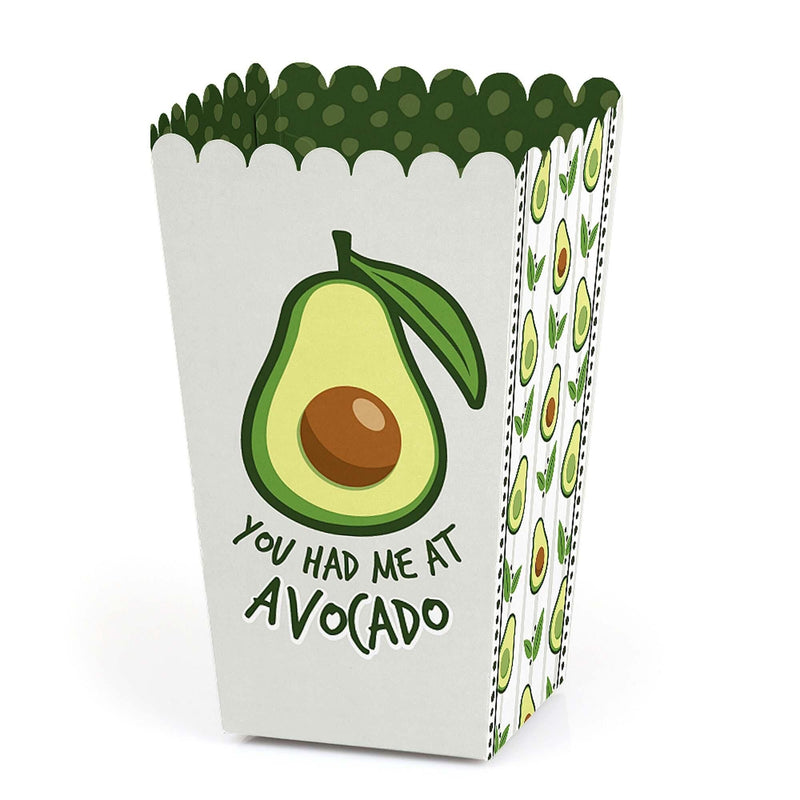 Hello Avocado - Fiesta Party Favor Popcorn Treat Boxes - Set of 12