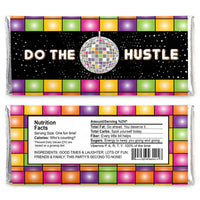 70's Disco - Candy Bar Wrapper 1970s Party Favors - Set of 24