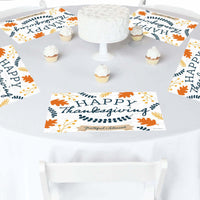 Happy Thanksgiving - Paper Fall Harvest Party Coloring Sheets - Activity Placemats - Set of 16