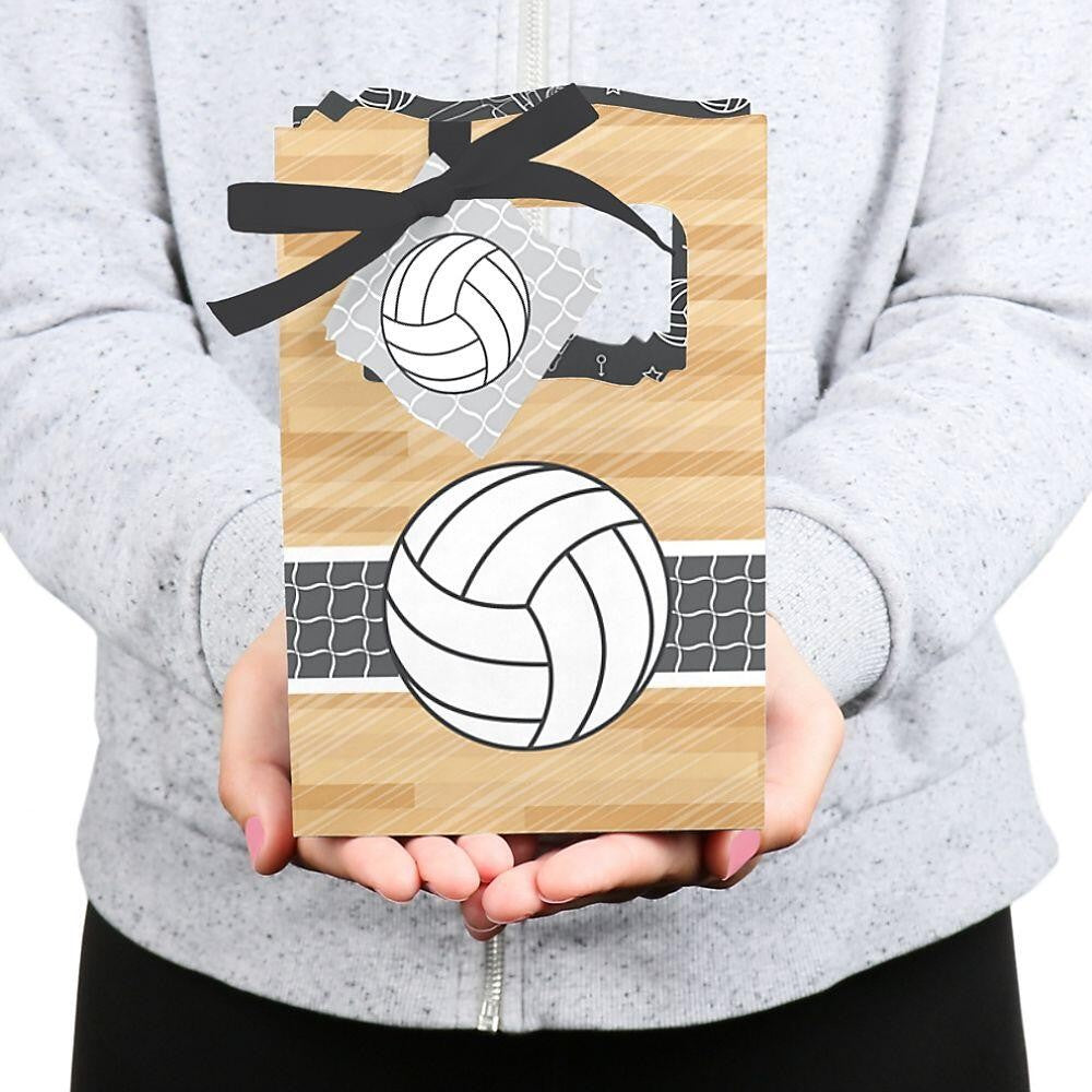 Bump, Set, Spike - Volleyball - Baby Shower or Birthday Party Favor Boxes - Set of 12