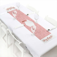 Rose Gold Grad - Petite Graduation Party Paper Table Runner - 12" x 60"