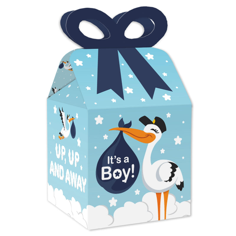 Boy Special Delivery - Square Favor Gift Boxes - It&