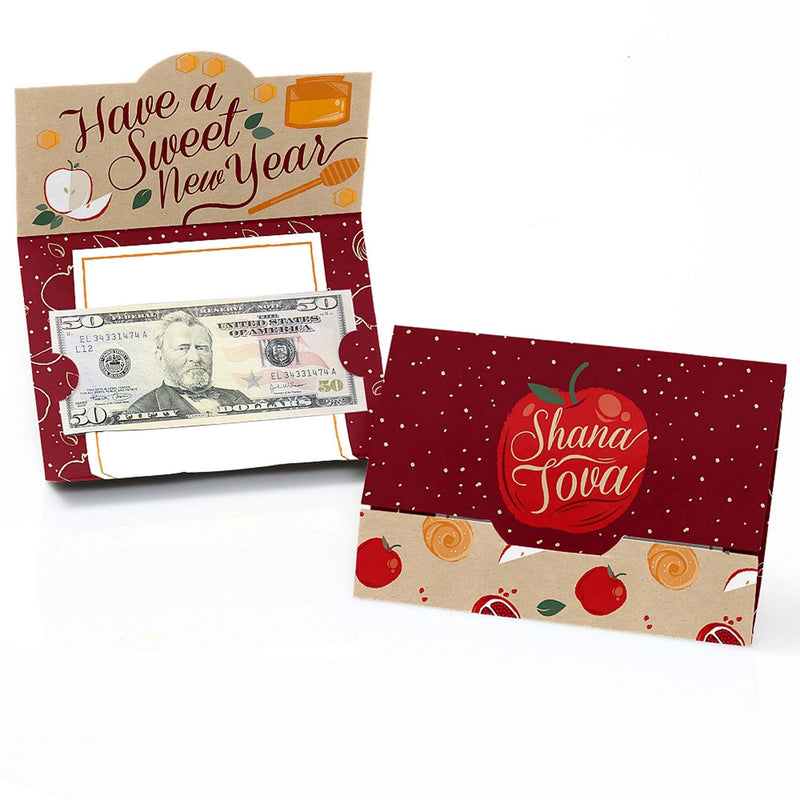 Rosh Hashanah - Set of 8 Jewish New Year Money And Gift Card Holders