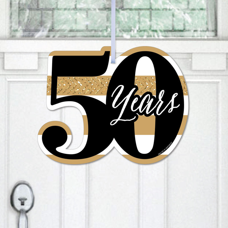 We Still Do - 50th Wedding Anniversary - Hanging Porch Anniversary Party Outdoor Decorations - Front Door Decor - 1 Piece Sign