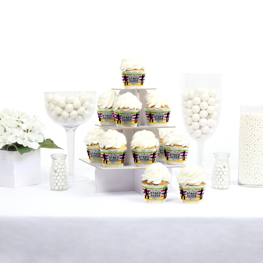 70's Disco - 1970s Party Decorations - Party Cupcake Wrappers - Set of 12