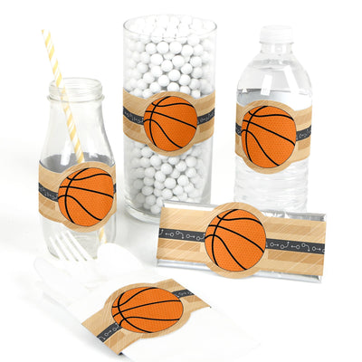 Nothin' But Net - Basketball - DIY Party Wrappers - 15 ct