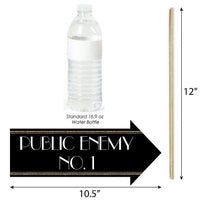 Funny Roaring 20's - 10 Piece Photo Booth Props Kit