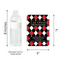 Las Vegas - Selfie Scavenger Hunt - Casino Party Game - Set of 12