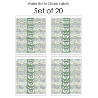Family Tree Reunion - Family Gathering Party Water Bottle Sticker Labels - Set of 20