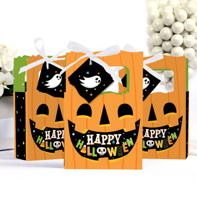 Jack-O'-Lantern Halloween - Kids Halloween Party Favor Boxes - Set of 12