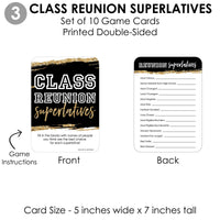 Reunited - 4 School Class Reunion Party Games - 10 Cards Each - Gamerific Bundle