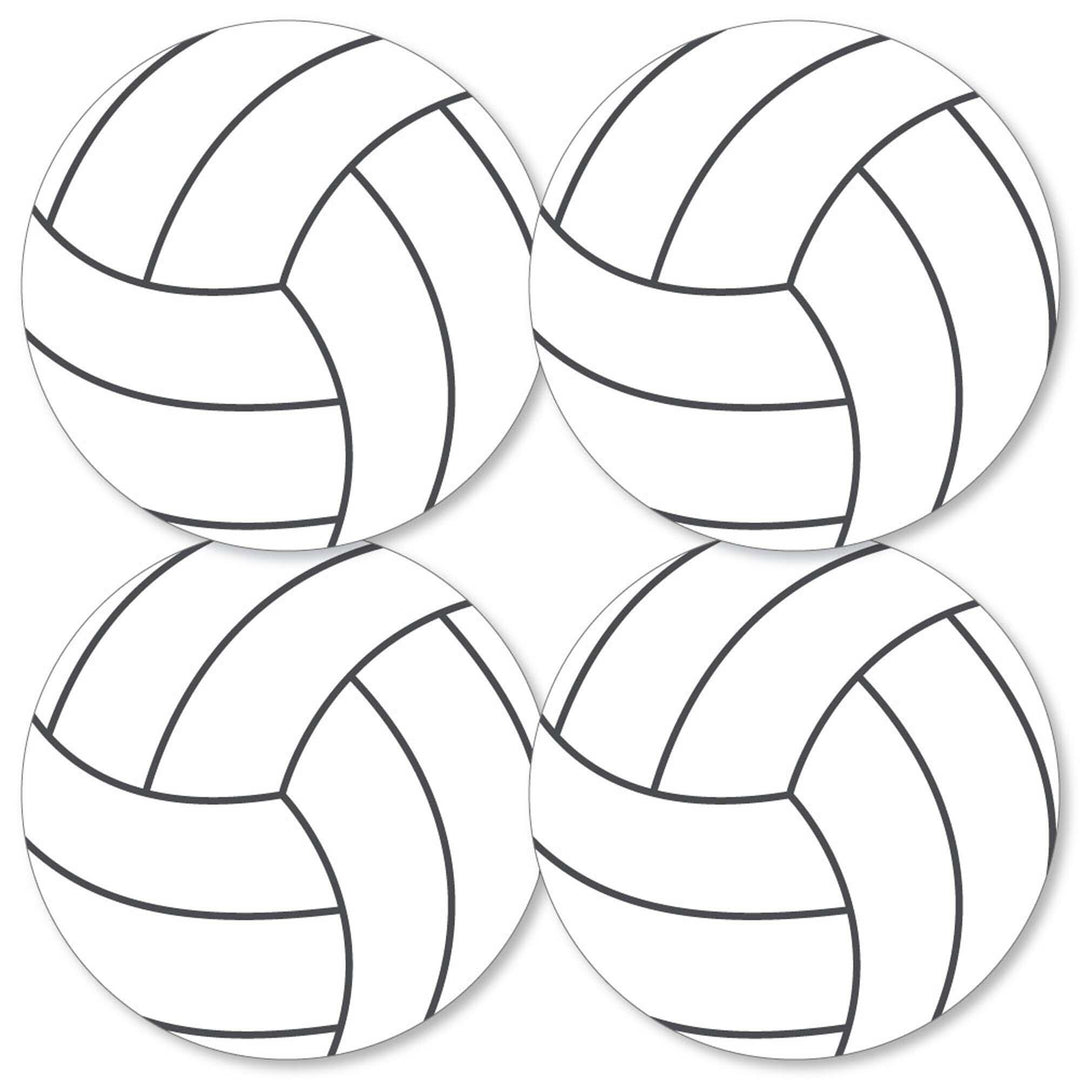 Bump, Set, Spike - Volleyball - Decorations DIY Baby Shower or Birthday Party Essentials - Set of 20
