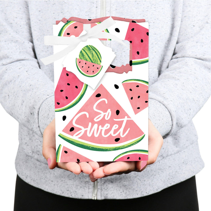 Sweet Watermelon - Fruit Party Favor Boxes - Set of 12