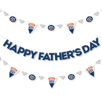 Happy Father's Day - We Love Dad Party Letter Banner Decoration - 36 Banner Cutouts and Happy Father's Day Banner Letters