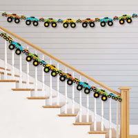 Monster Truck Party Banner Decorations