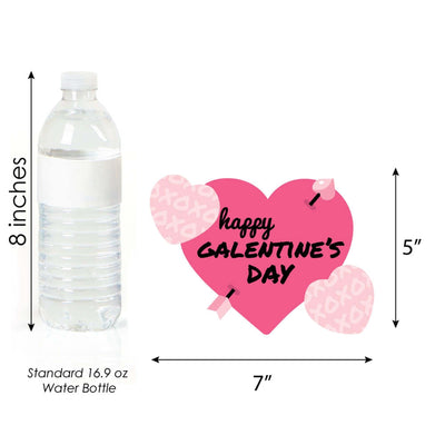 Be My Galentine - Heart Decorations DIY Galentine's & Valentine's Day Party Essentials - Set of 20