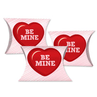 Conversation Hearts - Favor Gift Boxes - Valentine's Day Party Petite Pillow Boxes - Set of 20