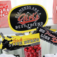 Funny Grand Slam - Fastpitch Softball - 10 Piece Baby Shower or Birthday Party Photo Booth Props Kit