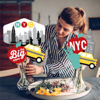NYC Cityscape Showstopper Table Toppers - 35 Pc
