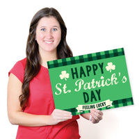 St. Patrick's Day - Paper Saint Patty's Day Party Coloring Sheets - Activity Placemats - Set of 16
