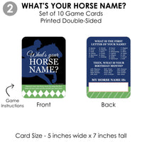 Kentucky Horse Derby - 4 Horse Race Party Games - 10 Cards Each - Gamerific