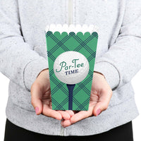 Par-Tee Time - Golf - Birthday or Retirement Party Favor Popcorn Treat Boxes - Set of 12